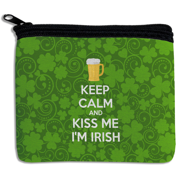 Custom Kiss Me I'm Irish Rectangular Coin Purse (Personalized)
