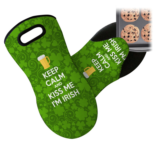 Kiss Me I'm Irish Neoprene Oven Mitt