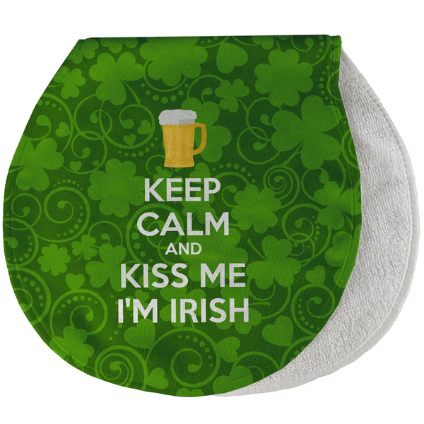 Kiss Me I'm Irish New Baby Burp Folded