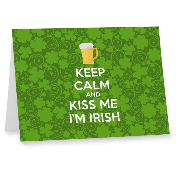Custom Kiss Me I'm Irish Note cards (Personalized)