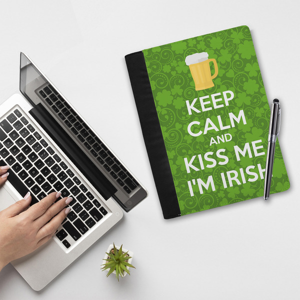 Kiss Me I'm Irish Notebook Padfolio - LIFESTYLE (large)
