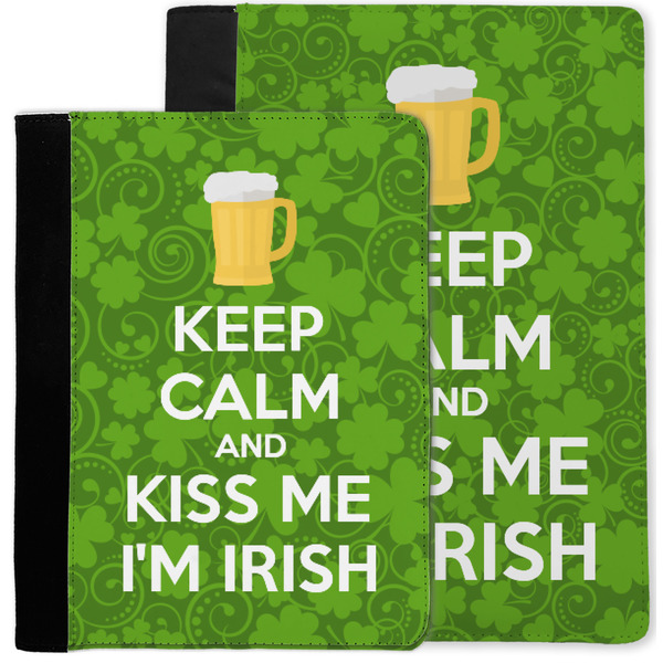 Kiss Me I'm Irish Notebook Padfolio - MAIN