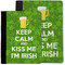 Kiss Me I'm Irish Notebook Padfolio - MAIN