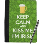 Kiss Me I'm Irish Notebook Padfolio - Large