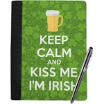 Kiss Me I'm Irish Notebook Padfolio - Large