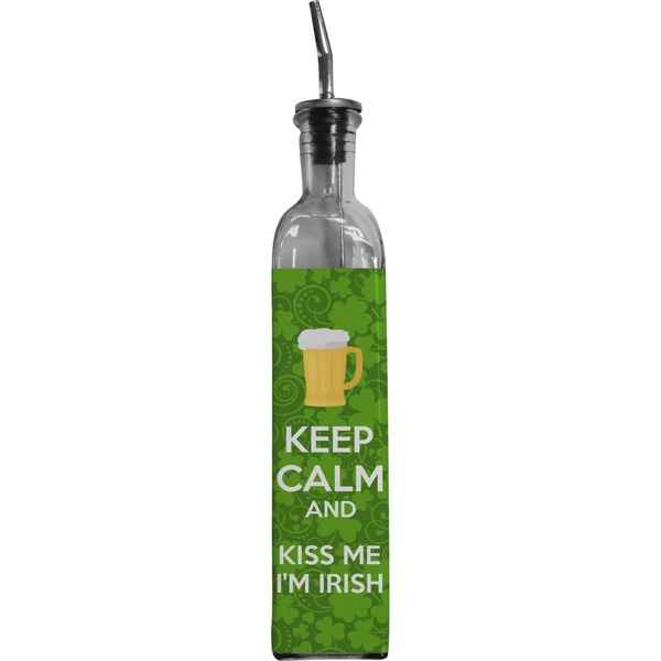Custom Kiss Me I'm Irish Oil Dispenser Bottle (Personalized)