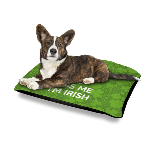 Kiss Me I'm Irish Outdoor Dog Beds - Medium - IN CONTEXT