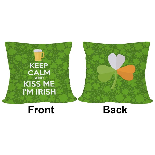 Kiss Me I'm Irish Outdoor Pillow - 20x20