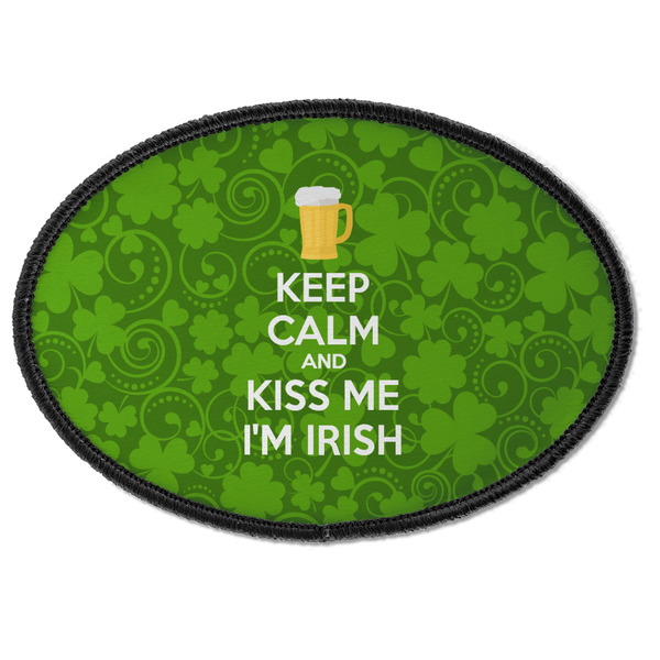 Kiss Me I'm Irish Oval Patch