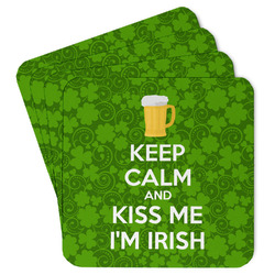 Kiss Me I'm Irish Paper Coasters