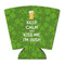 Kiss Me I'm Irish Party Cup Sleeves - with bottom - FRONT