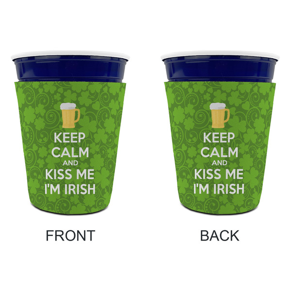 Kiss Me I'm Irish Party Cup Sleeves - without bottom - Approval