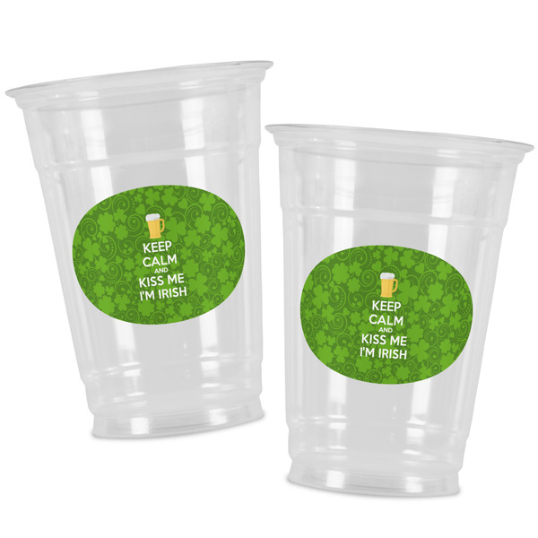 Kiss Me I'm Irish Party Cups - 16oz - Alt View