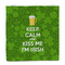 Kiss Me I'm Irish Party Favor Gift Bag - Gloss - Front