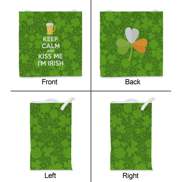 Kiss Me I'm Irish Party Favor Gift Bag - Matte - Approval