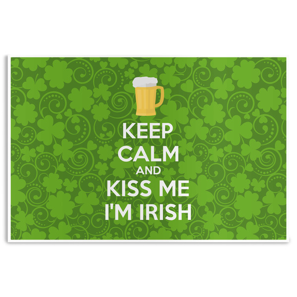 Custom Kiss Me I'm Irish Disposable Paper Placemats
