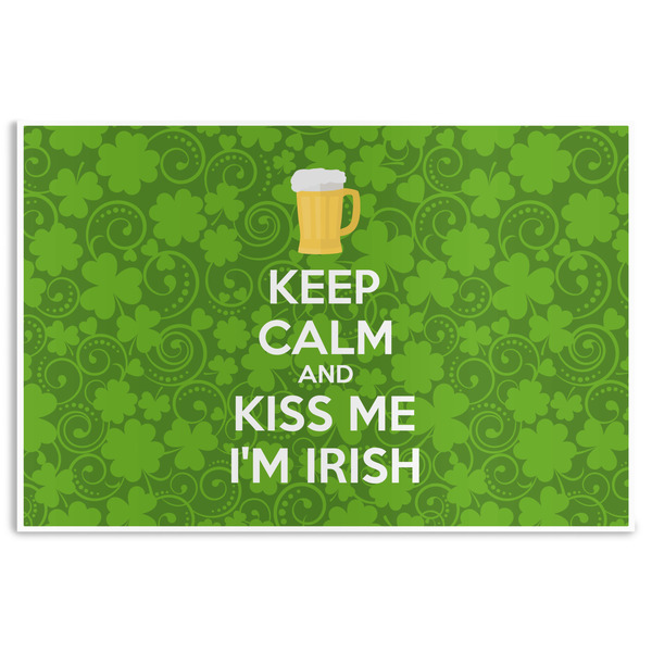 Custom Kiss Me I'm Irish Disposable Paper Placemats