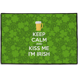 Kiss Me I'm Irish Door Mat - 36"x24" (Personalized)