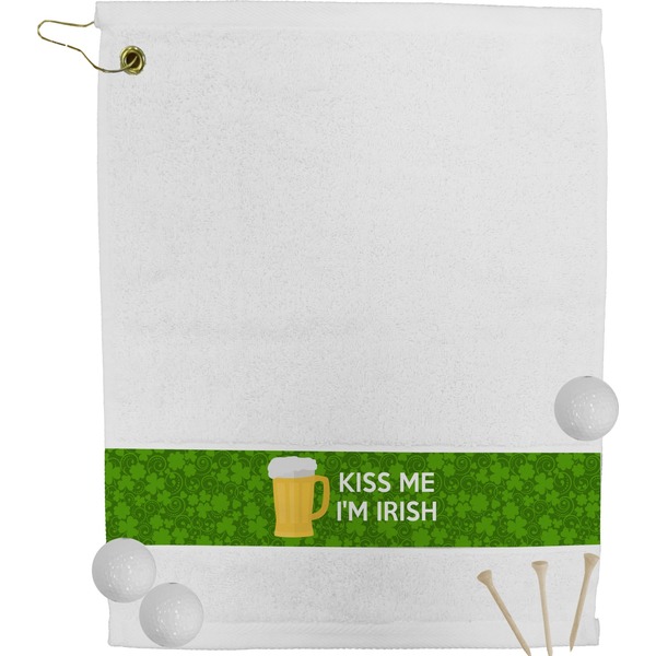 Custom Kiss Me I'm Irish Golf Bag Towel