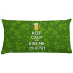 Kiss Me I'm Irish Pillow Case - King (Personalized)