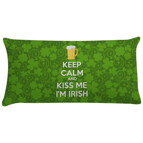 Custom Kiss Me I'm Irish Pillow Case - King (Personalized)