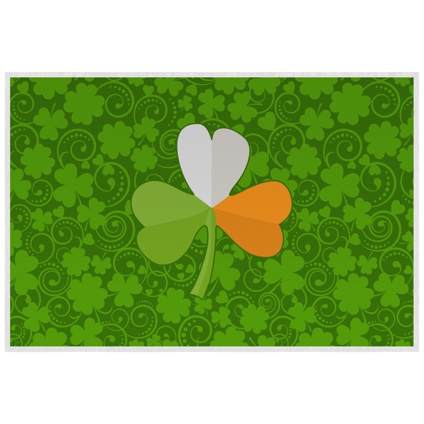 Kiss Me I'm Irish Personalized Placemat (Back)