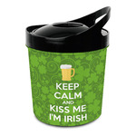 Kiss Me I'm Irish Plastic Ice Bucket (Personalized)