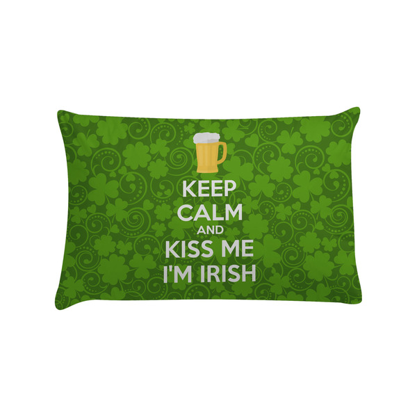 Custom Kiss Me I'm Irish Pillow Case - Standard (Personalized)