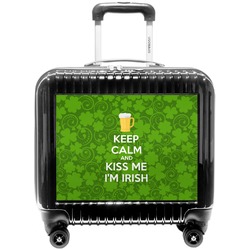 Kiss Me I'm Irish Pilot / Flight Suitcase (Personalized)
