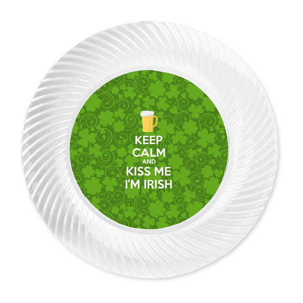 Kiss Me I'm Irish Plastic Party Dinner Plates - Approval
