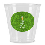 Kiss Me I'm Irish Plastic Shot Glass