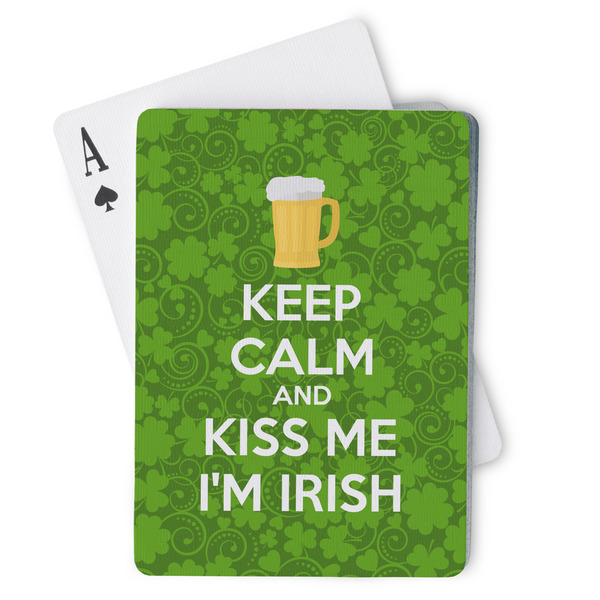 Custom Kiss Me I'm Irish Playing Cards