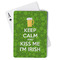 Kiss Me I'm Irish Playing Cards - Front View