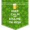 Kiss Me I'm Irish Iron On Faux Pocket (Personalized)
