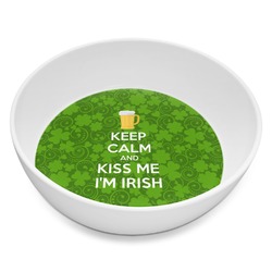 Kiss Me I'm Irish Melamine Bowl - 8 oz (Personalized)