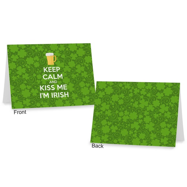 Kiss Me I'm Irish Postcard - Front and Back