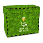 Kiss Me I'm Irish Wood Recipe Box - Full Color Print