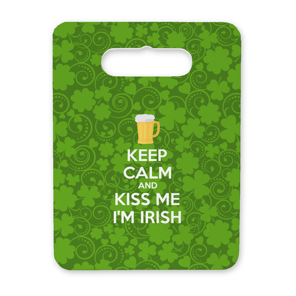 Custom Kiss Me I'm Irish Rectangular Trivet with Handle