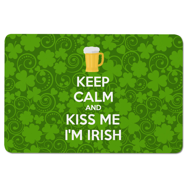 Kiss Me I'm Irish Rectangular Fridge Magnet - FRONT