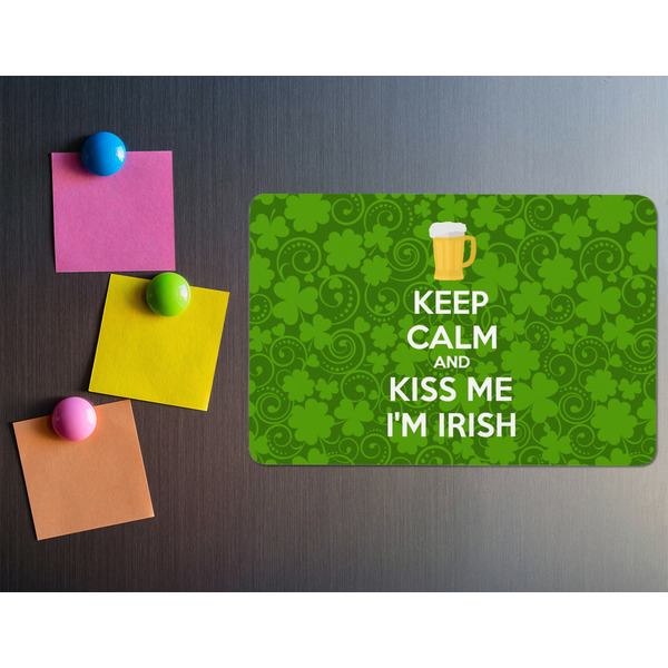 Kiss Me I'm Irish Rectangular Fridge Magnet - LIFESTYLE