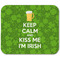 Kiss Me I'm Irish Rectangular Mouse Pad - APPROVAL
