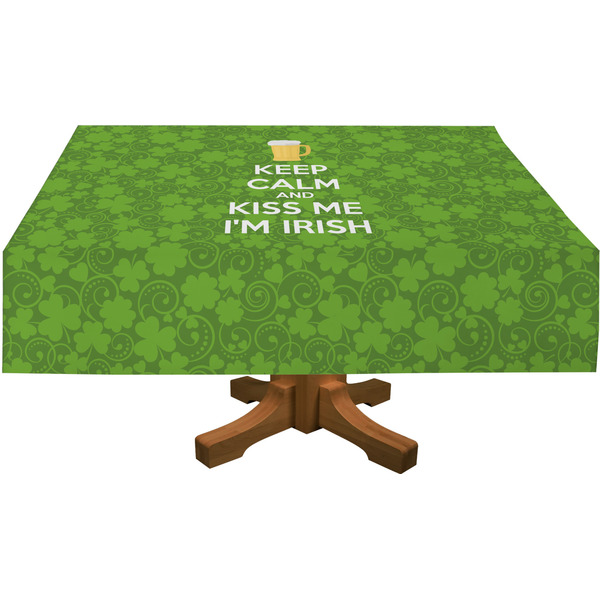 Kiss Me I'm Irish Rectangular Tablecloths (Personalized)