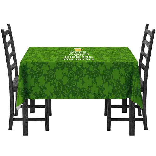 Custom Kiss Me I'm Irish Tablecloth (Personalized)