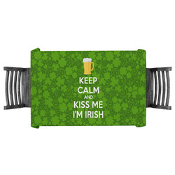 Kiss Me I'm Irish Tablecloth - 58"x58" (Personalized)