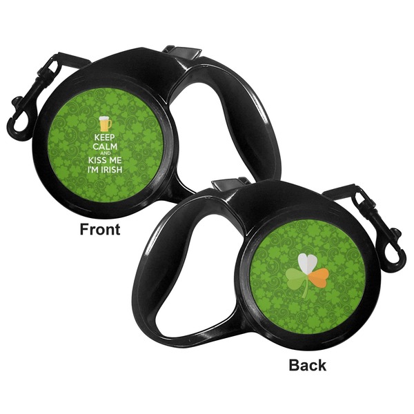 Kiss Me I'm Irish Retractable Dog Leash - Small - Apvl