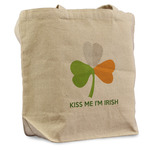 Kiss Me I'm Irish Reusable Cotton Grocery Bag