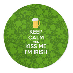 Kiss Me I'm Irish 5' Round Indoor Area Rug