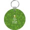 Kiss Me I'm Irish Round Plastic Keychain