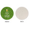 Kiss Me I'm Irish Round Linen Placemats - APPROVAL (single sided)