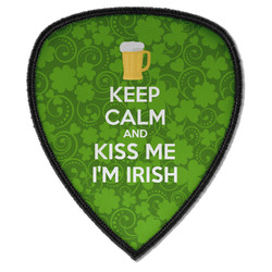Kiss Me I'm Irish Iron on Shield Patch A